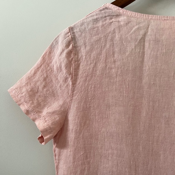 PRIV x Jillian Harris Hampton Linen Dress In Light Pink Size XS - Picture 7 of 11